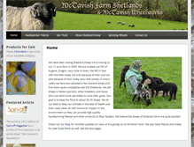 Tablet Screenshot of mctavishfarmshetlands.net